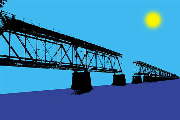 Bahia Honda Bridge Graphic